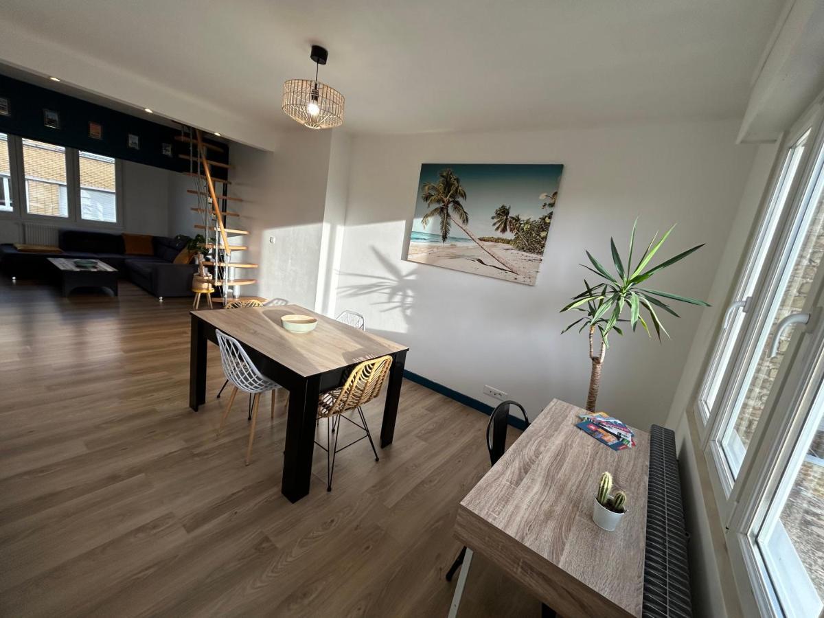 Duplex Lumineux Entre Plage Et Centre-Ville Dunkirk Exterior foto